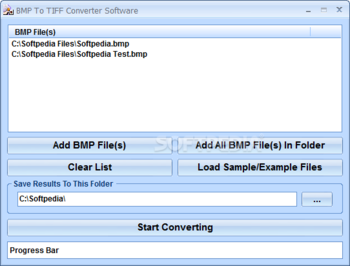 BMP To TIFF Converter Software screenshot