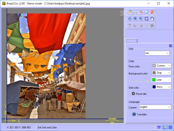Bmp2Cnc screenshot 2