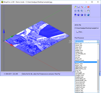 Bmp2Cnc screenshot 6