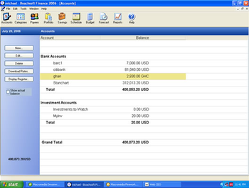 Boachsoft Finance screenshot