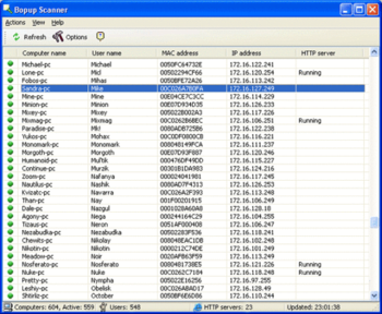 Bobup Scanner screenshot