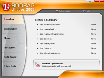 Bodrag Utilities 2009 screenshot