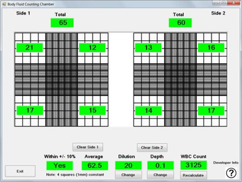 Body Fluid Counting Chamber screenshot 2