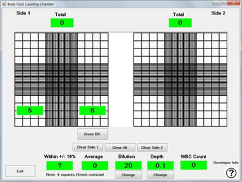 Body Fluid Counting Chamber screenshot 3