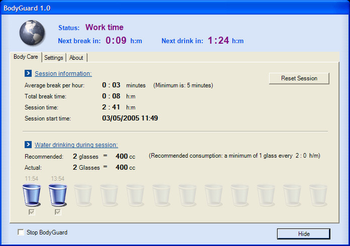 BodyGuard screenshot