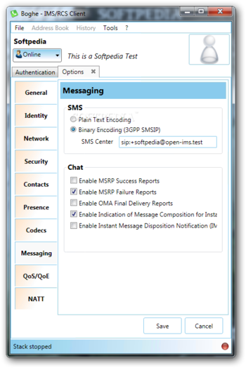 Boghe IMS/RCS Client screenshot 7