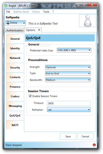 Boghe IMS/RCS Client screenshot 8