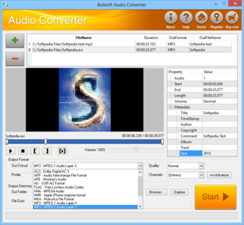 Boilsoft Audio Converter screenshot 2