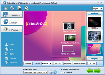 Boilsoft AVI to DVD Converter (formerly AVI to VCD / SVCD / DVD Converter) screenshot 3