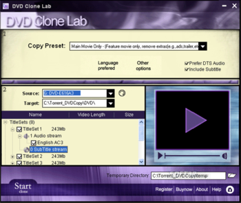 Boilsoft DVD Clone Lab screenshot 3