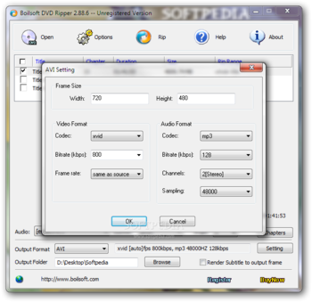 Boilsoft DVD Ripper screenshot 4