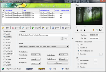 Boilsoft Video Converter screenshot