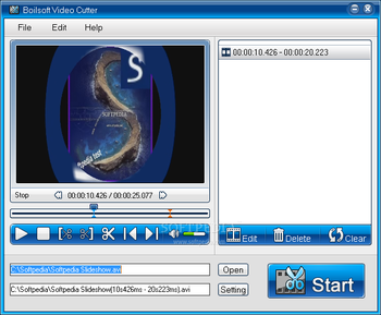 Boilsoft Video Cutter screenshot