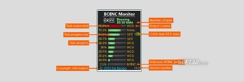 BOINC Monitor screenshot 2