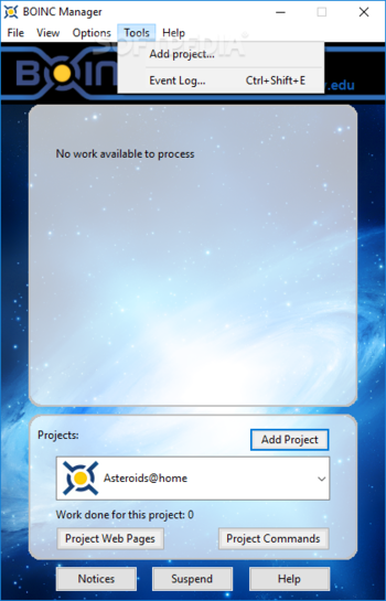 BOINC screenshot 2
