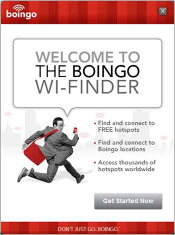 Boingo Wi-Finder Vista/7 screenshot
