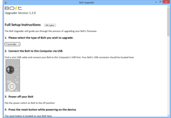 Bolt Upgrader screenshot