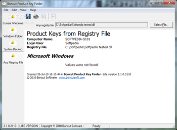 Boncut Product Key Finder screenshot 4