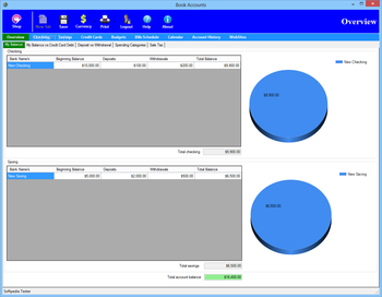 Book Accounts screenshot