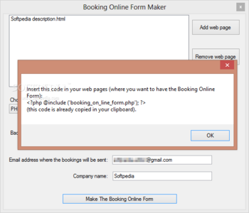 Booking Online Form Maker screenshot 2