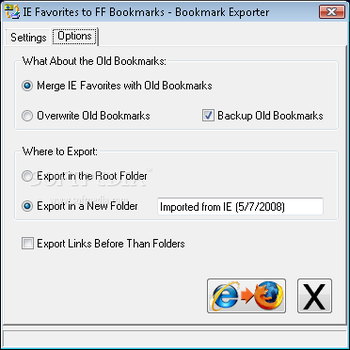Bookmark Exporter screenshot 3