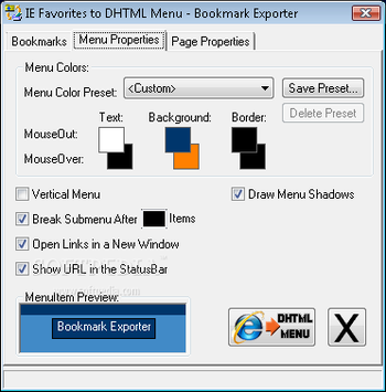 Bookmark Exporter screenshot 4