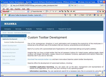 Bookmark Toolbar screenshot 2