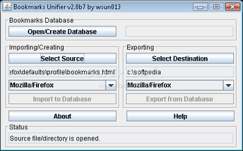 Bookmarks Unifier screenshot