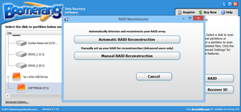 Boomerang Data Recovery screenshot 2