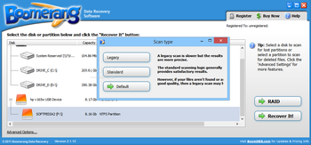 Boomerang Data Recovery screenshot 3