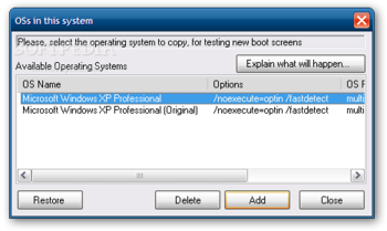 Boot Editor screenshot