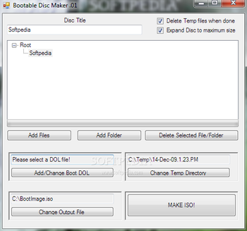 Bootable Disc Maker screenshot