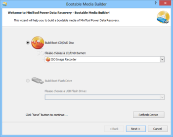 Bootable Media Builder screenshot