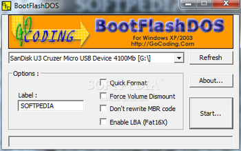 BootFlashDOS screenshot