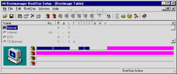 Bootmanager BootStar screenshot