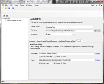 Bootstrapper Manifest Generator screenshot 10