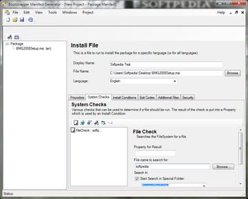 Bootstrapper Manifest Generator screenshot 8