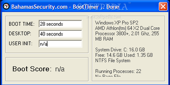 BootTimer screenshot