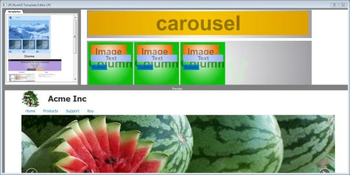 BootUI Template Editor screenshot