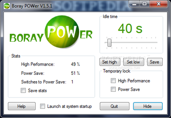 Boray POWer screenshot