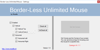 Border-Less Unlimited Mouse screenshot