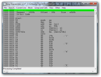 Borg screenshot