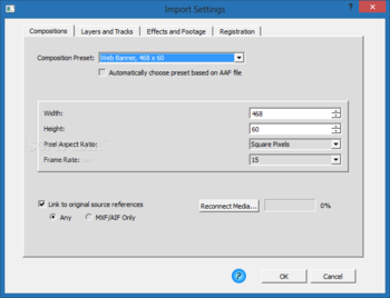 Boris AAF Transfer for After Effects screenshot 2