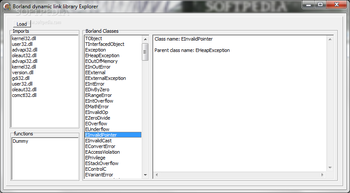 Borland DLL Explorer screenshot