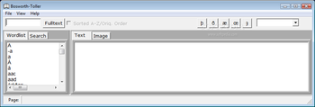 Bosworth-Toller Anglo-Saxon Dictionary screenshot