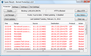 Bot Revolt Botnet Protection screenshot