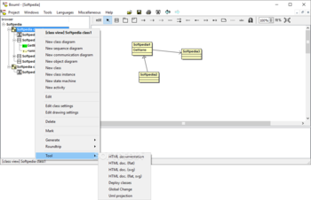 BOUML screenshot 2