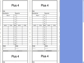 Bowls Score Cards screenshot