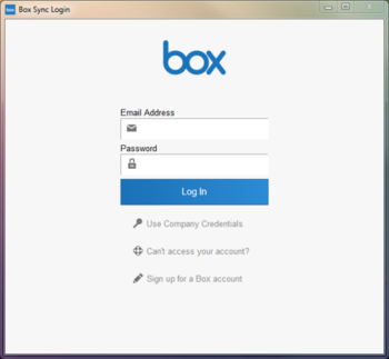 Box Sync screenshot