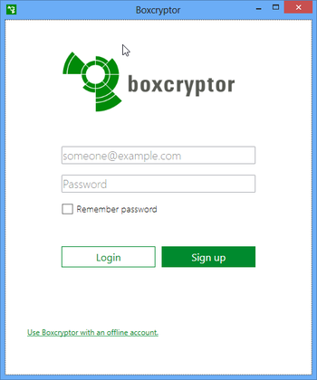 Boxcryptor screenshot